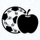 斗球App官方Logo - 一个抽象的足球与速度线条结合的图标